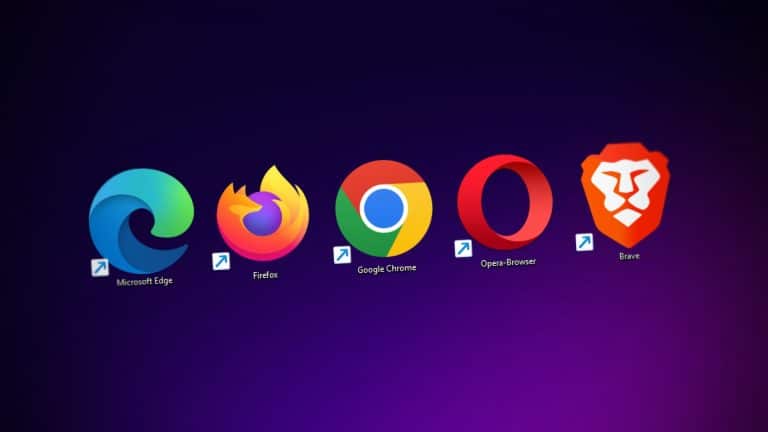 Atalhos para os navegadores Microsoft Edge, Firefox, Google Chrome, Opera e Brave