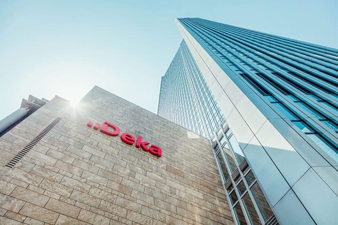 Fachada do DekaBank, banco da Alemanha alemão