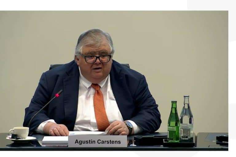Agustín Carstens, gerente geral do BIS