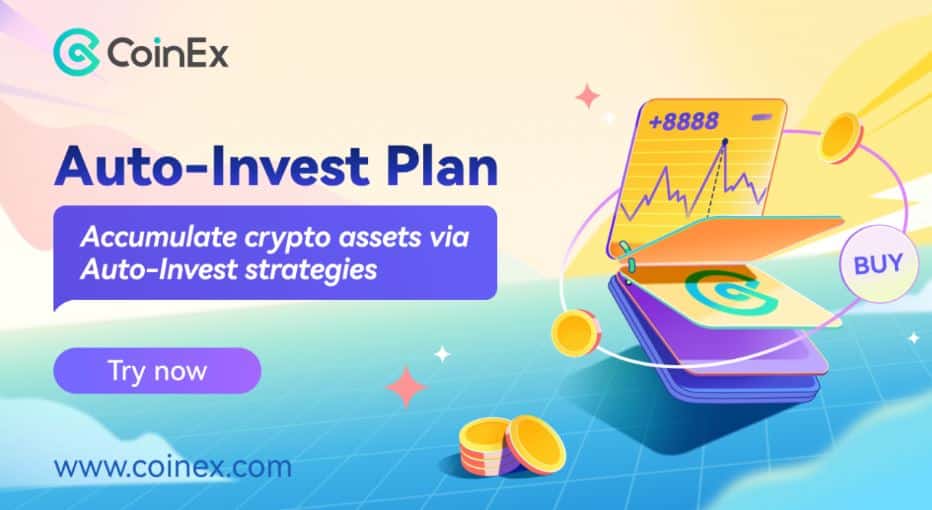 Auto invest plan Coinex