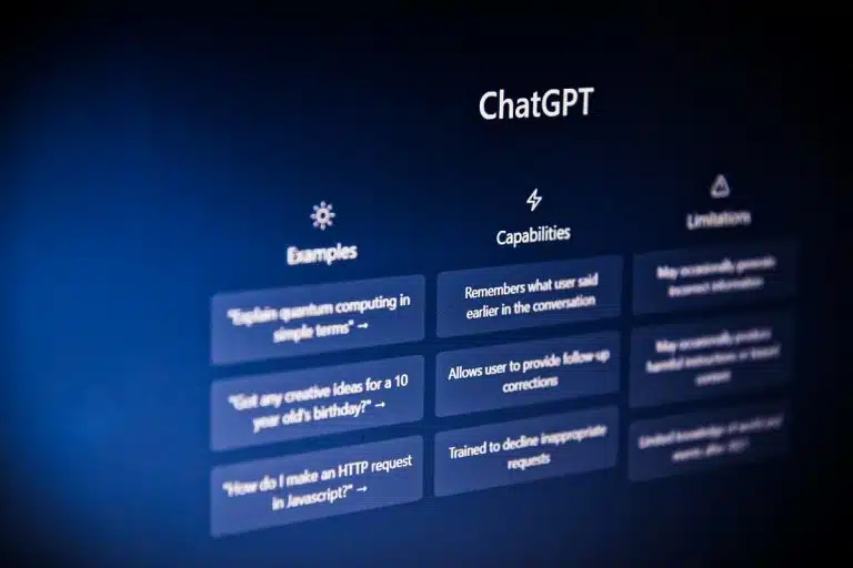 Interface do ChatGPT