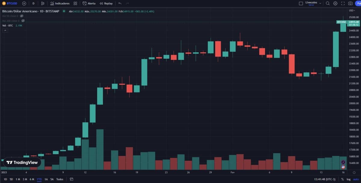 Bitcoin US$ 25.000