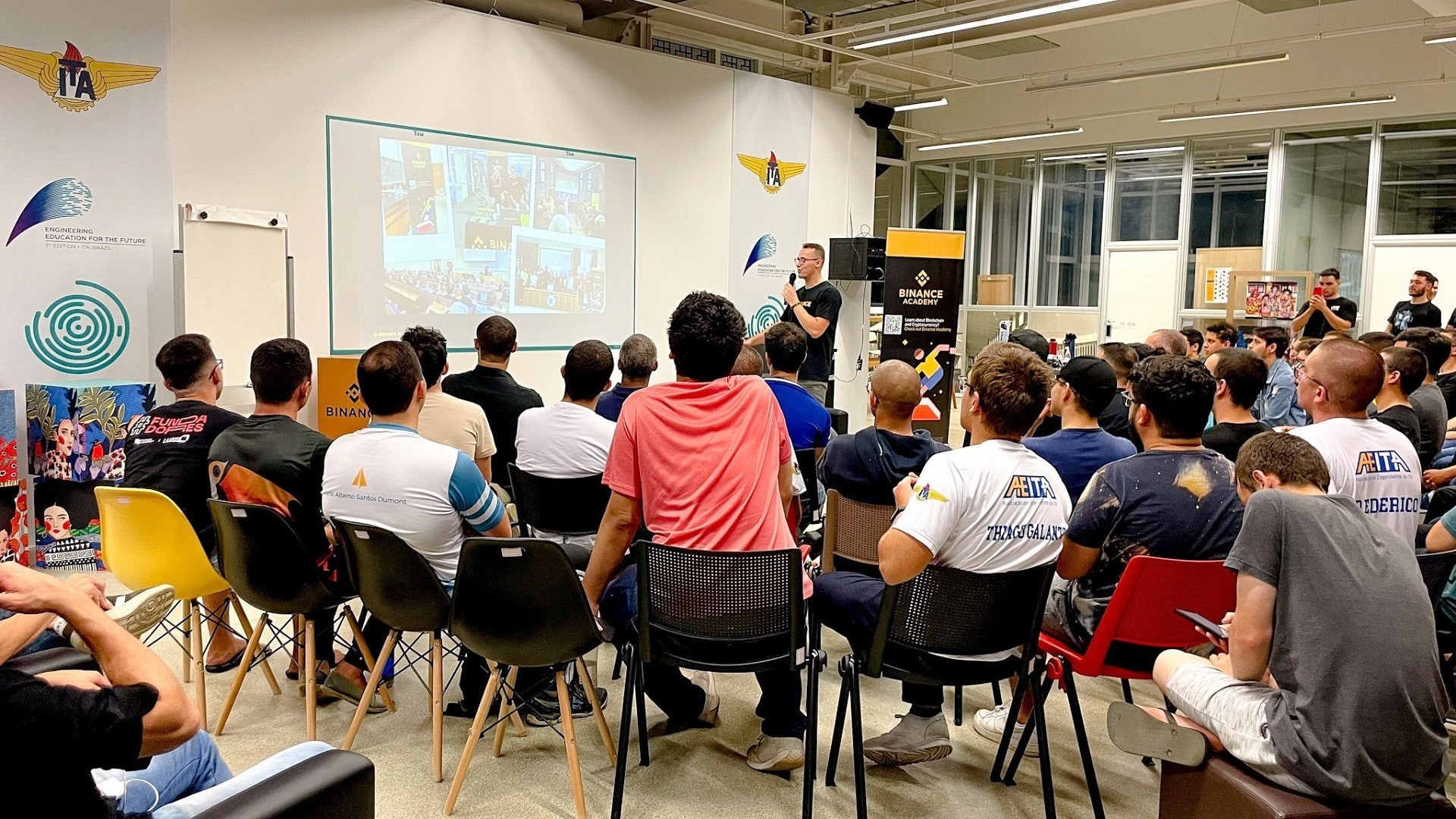 Binance Academy promove evento no ITA