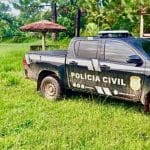 Caminhonete da Polícia Civil em Operação Embrião