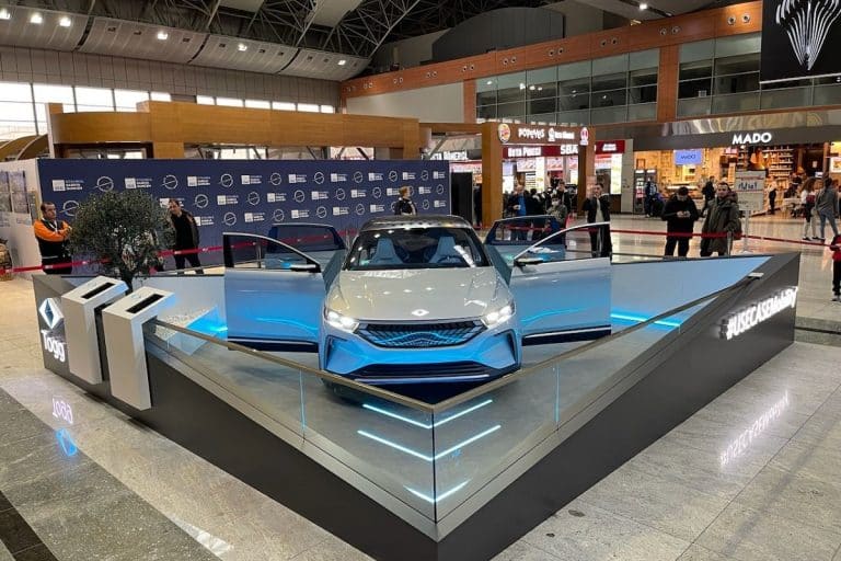 Carro elétrico da marca TOGG, da Turquia