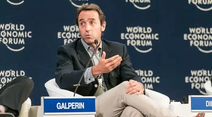 Marcos Galperin, fundador e CEO do Mercado Livre, em Fórum Econômico Mundial