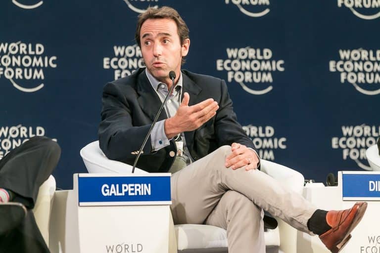 Marcos Galperin, fundador e CEO do Mercado Livre, em Fórum Econômico Mundial