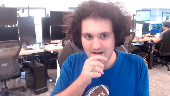 Sam Bankman-Fried durante entrevista
