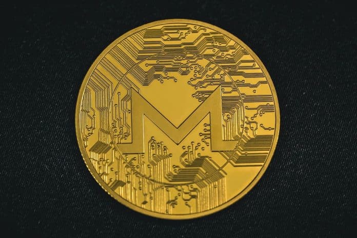 Símbolo da criptomoeda Monero
