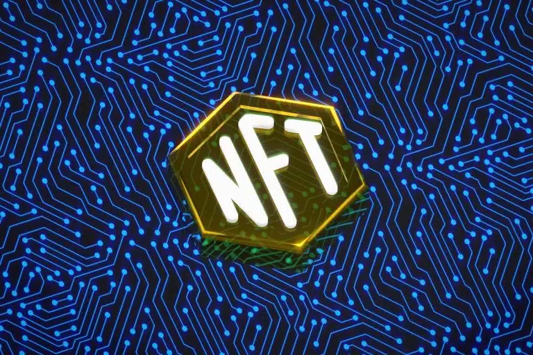 Símbolo do NFT em destaque