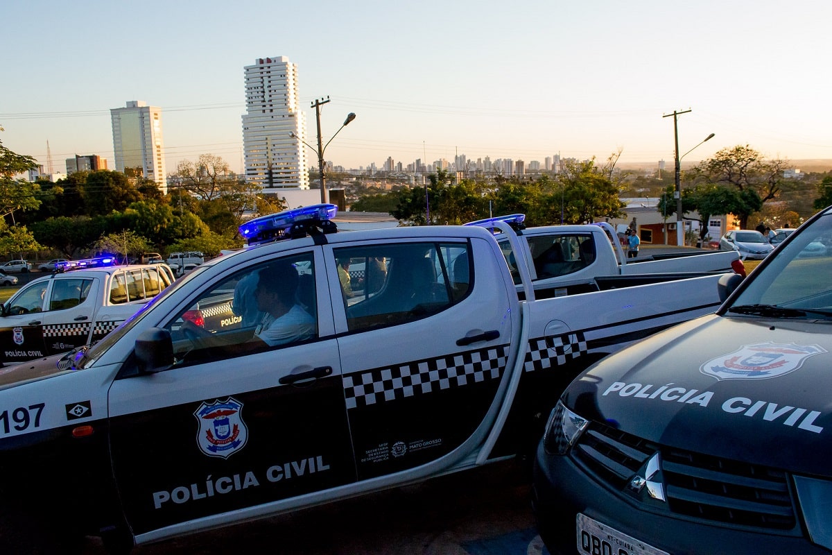Viatura da Polícia Civil do Mato Grosso Foto Rafaella Zanol GCOM-MT
