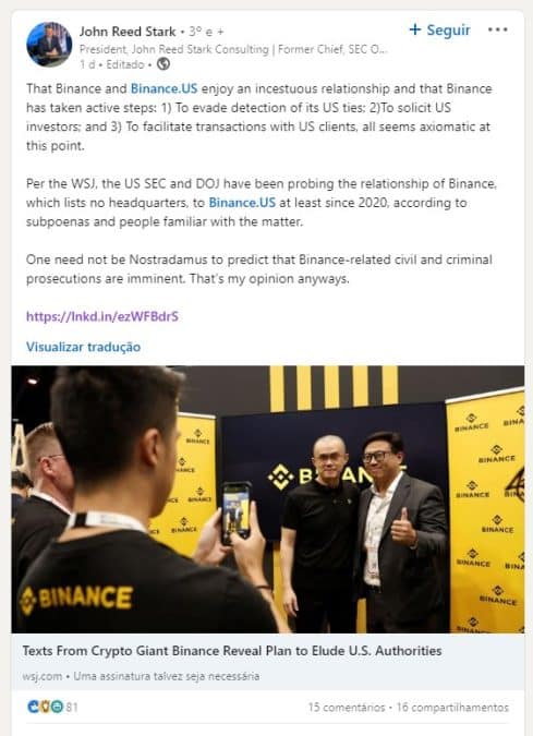 John Stark Binance