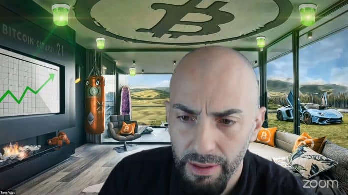 Tone Vays analisando preço do Bitcoin. YouTube/Reprodução.