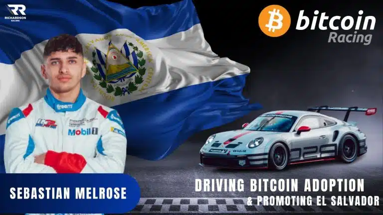 BitcoinRacing inscreveu Sebastian Melrose, estrela da Netflix, no Porsche Carrera Cup GB
