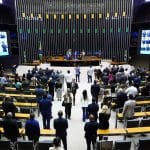 Sessão na Câmara dos Deputados federais