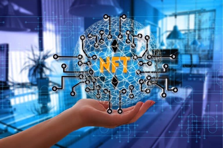 Sigla NFT em destaque