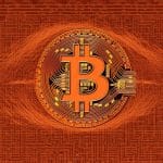 Bitcoin laranja. Midjourney.