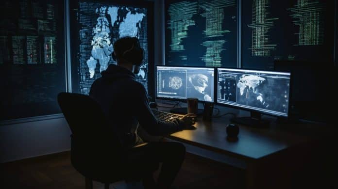 Hacker. Midjourney.