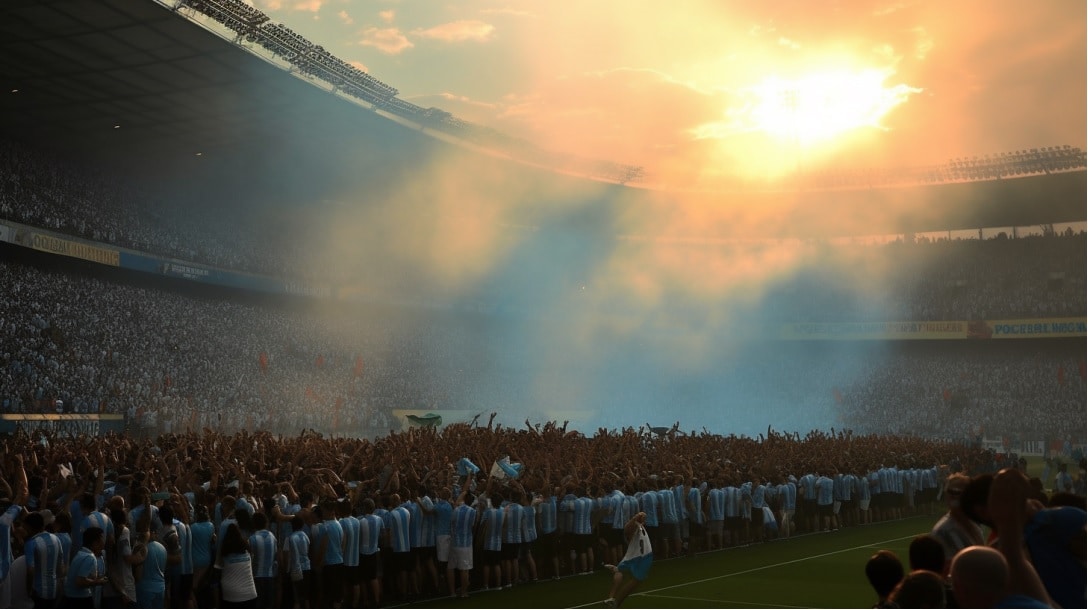 Argentina Estadio cheio magem: Livecoins/Midjourney