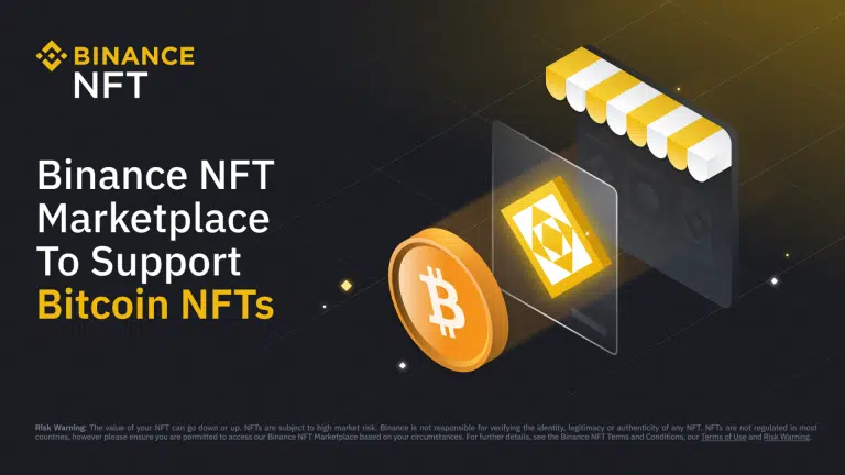 Binance libera acesso aos NFTs de bitcoin