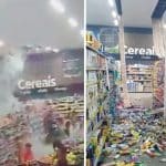 Explosão de supermercado em Mato Grosso