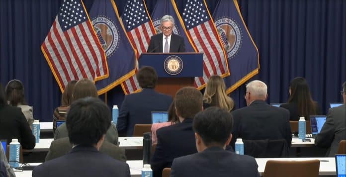 Jerome Powell, presidente do Federal Reserve.