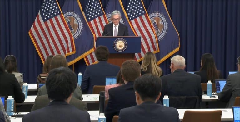 Jerome Powell, presidente do Federal Reserve.
