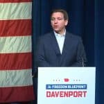 Ron DeSantis, governador da Flórida. YouTube/Reprodução.