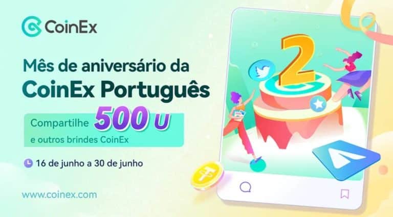 Celebre 2 anos da CoinEx Português com prêmios incríveis!