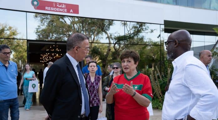 Kristalina Georgieva, Diretora do FMI, em visita a Marrocos