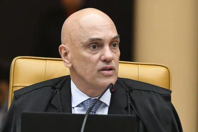 Ministro Alexandre de Moraes participa da sessão plenária do STF. Foto: Carlos Moura/SCO/STF