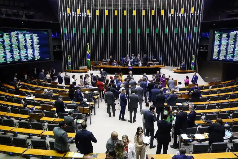 Plenário da Câmara dos Deputados em sessão