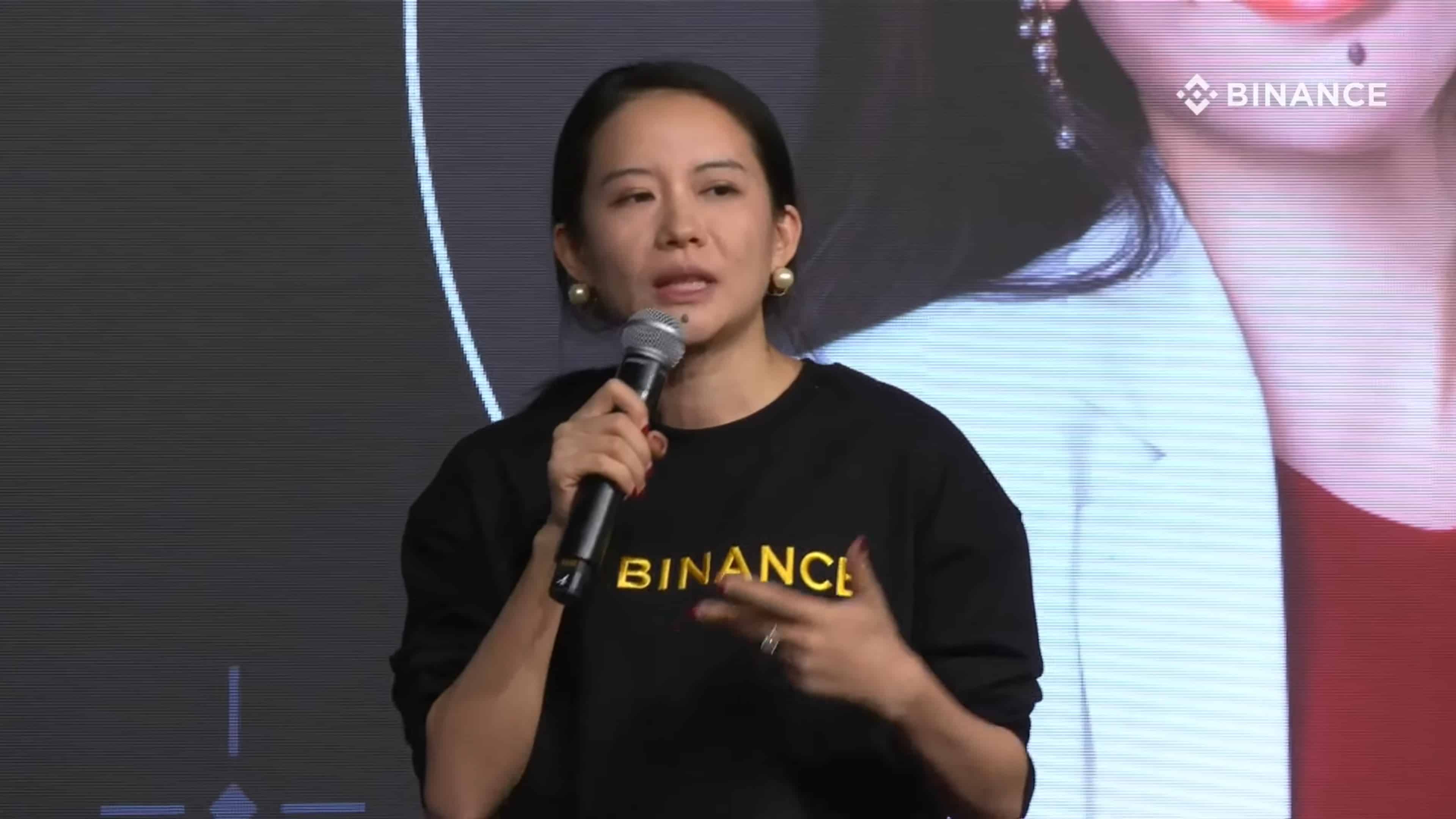 Yi He, co-fundadora da Binance. Fonte: Reprodução.