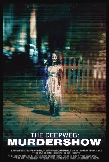 Poster do filme The Deep Web: Murdershow, thriller de terror envolvendo Bitcoin e criptomoedas. Fonte: Reprodução.