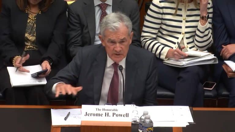 Jerome Powell, presidente do Fed. Fonte: YouTube/Reprodução.