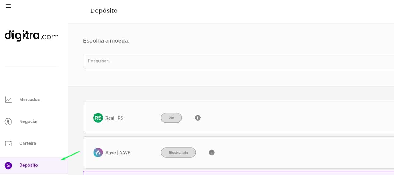 Depósito Digitra