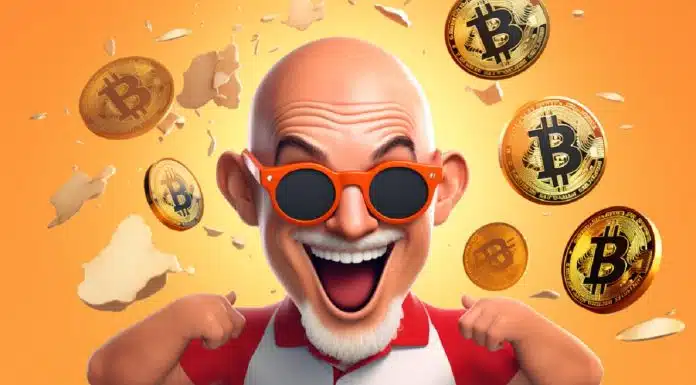 Investidor bitcoin careca - MidJourney Livecoins