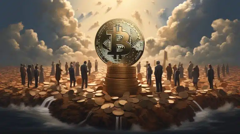 Investidores de Bitcoin Livecoins/Midjourney