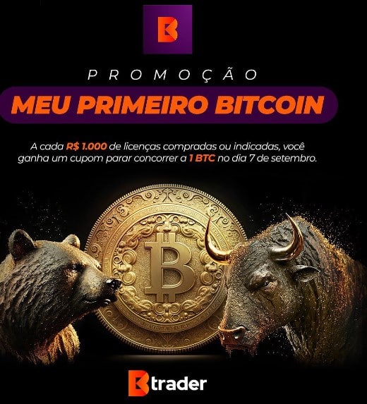 Possível pirâmide faz promoção com a promessa de sortear 1 bitcoin no dia 7 de setembro