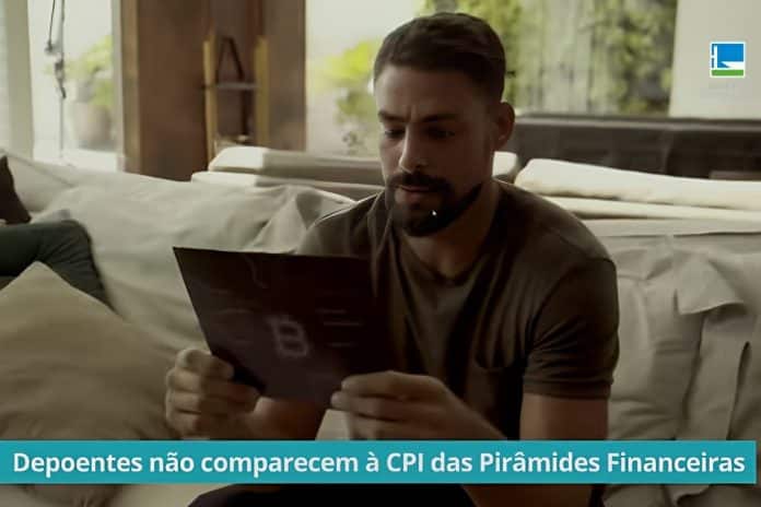 Programa da Agência Câmara Notícias cita falta dos atores Cauã Reymond e Tata Werneck em CPI das Pirâmides Financeiras