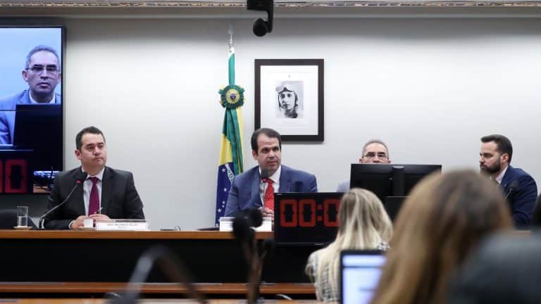 Tomada de depoimento em CPI das Pirâmides Financeiras no dia 29 de agosto de 2023