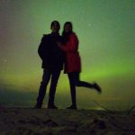 Brasileiro Edilson Osório e esposa conhecendo a aurora boreal
