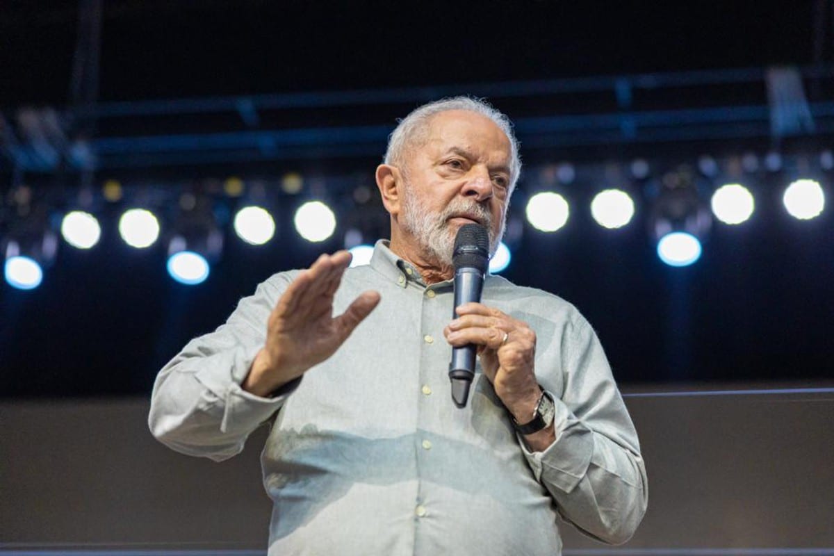 Lula em discurso do PAC