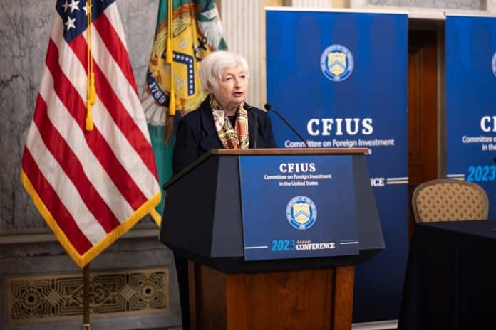 Secretária do Tesouro dos EUA, Janet Yellen
