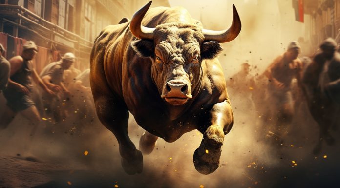 Bitcoin Bull Run (Imagem criada com Inteligência Artificial / Livecoins / Midjourney)