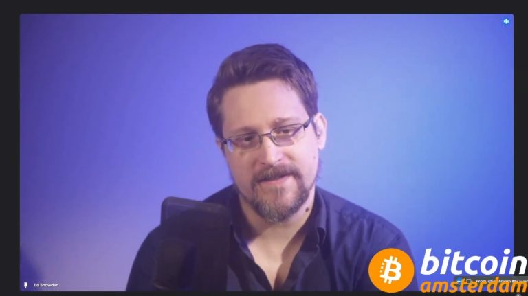 Edward Snowden Bitcoin Amsterdam 23 (Imagem: Reprodução / Youtube)