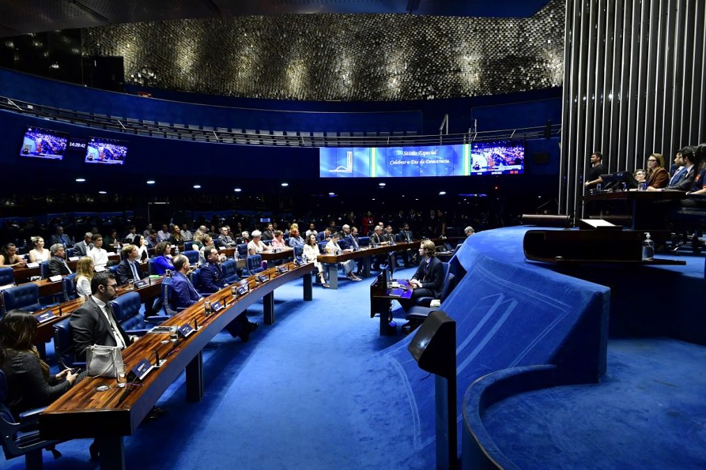 Plenário do Senado Federal em Sessão Especial no dia 29 de setembro de 2023