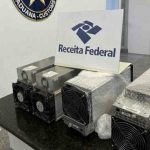 Equipamentos minerar Bitcoin apreendidos pela RFB (Imagem: Divulgação/RFB)
