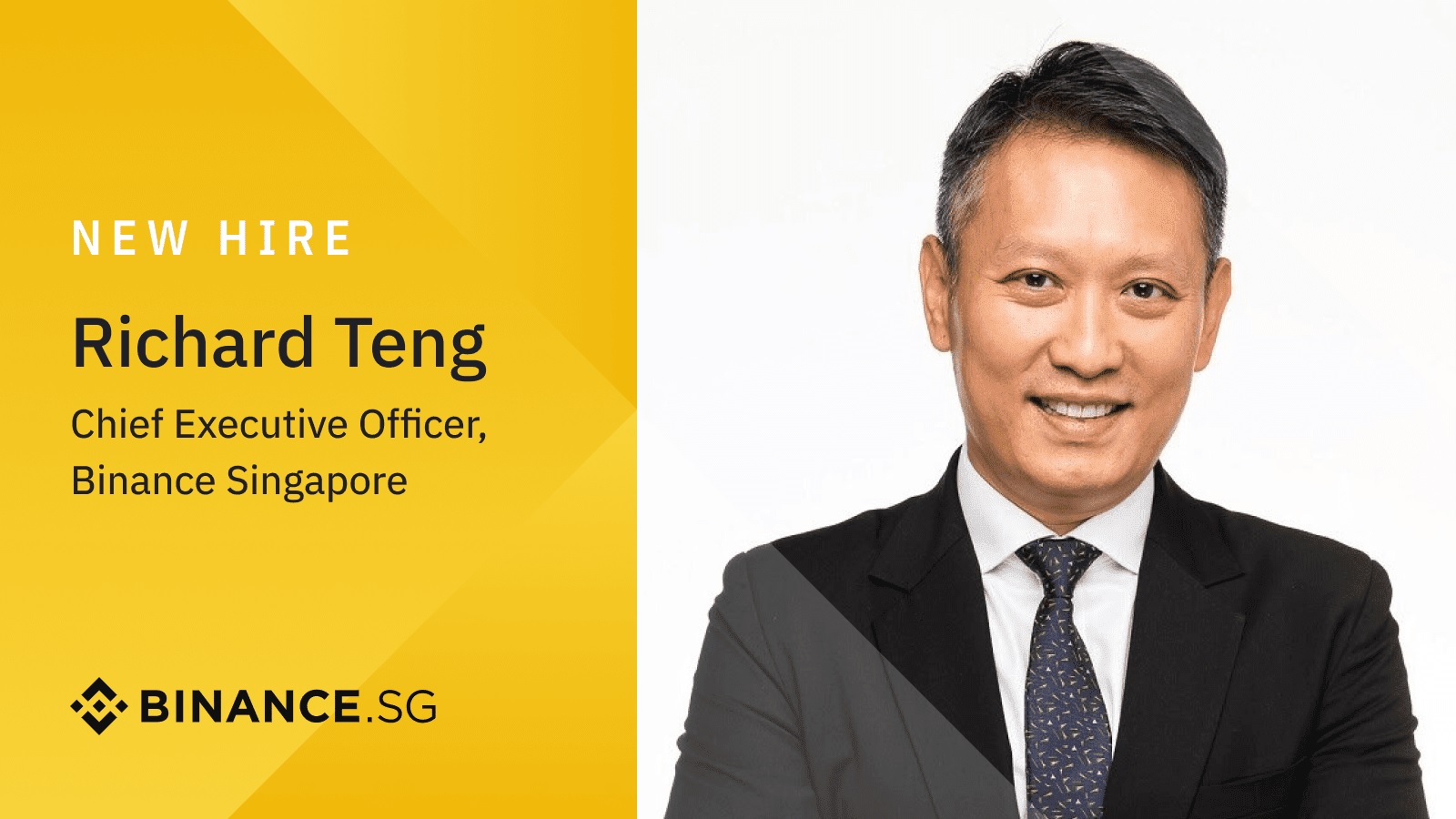 Richard Teng novo CEO Binance (Imagem: Binance)