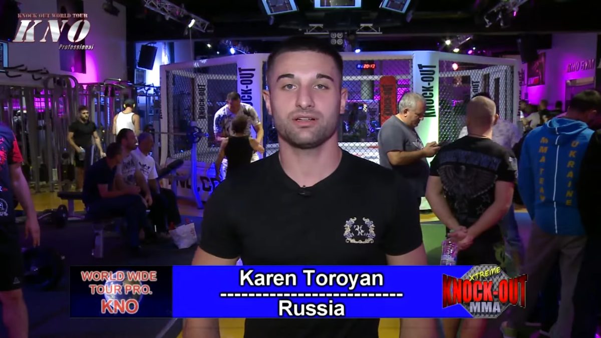 Karen Toroyan, lutador de MMA acusado de participar de sequestro que acabou com morte de uma mulher de 39 anos. YouTube/Reprodução.